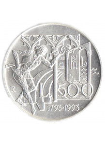 1993 - Lire  500 200° Anniversario della Morte di Carlo Goldoni Moneta di Zecca Italia